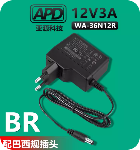 *Brand NEW*APD WA-36N12R 12V 3A 36W AC to DC Adapter BR Plug Power Supply